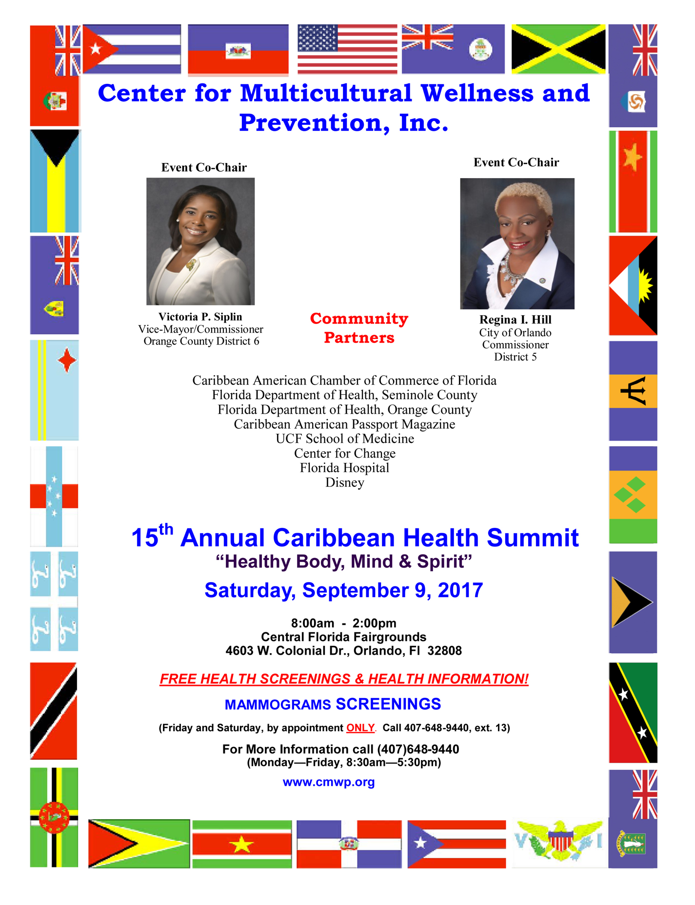 15TH ANNUAL CARIBBEAN HEALTH SUMMIT – Sakapfet Orlando